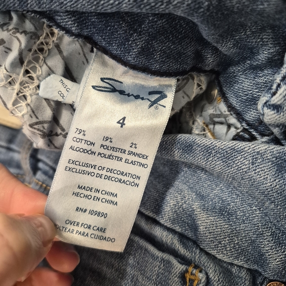 Seven7 Women's Light Blue Skinny Stretch Jeans - Picture 4 of 4